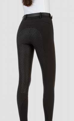 Equiline Damen Vollgrip Reithose Garief schwarz 42 (IT 46)