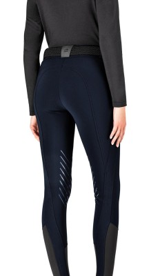 Equiline Damen Kniegrip Reithose CHASSISK Blau 36 (IT 40)