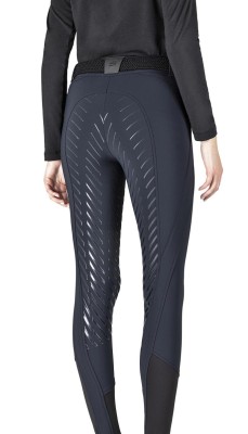 Equiline Damen Vollgrip Reithose CHASSISF Blau