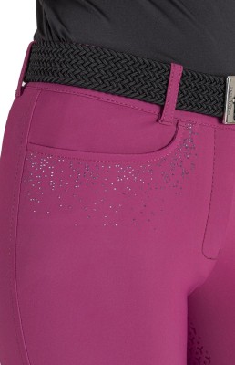 Equiline Damen Reithose Giaiaf Vollgrip wood violet