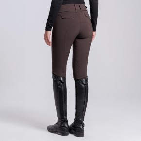 Cavalleria Toscana Damen Reithose Kniegrip Espresso
