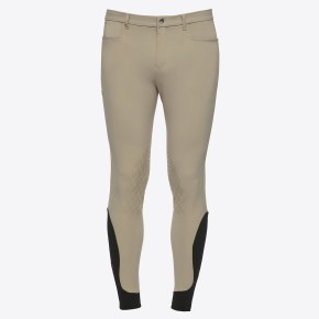 Cavalleria Toscana Herrenreithose Knie Grip New Grip beige