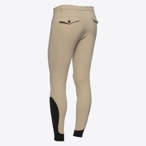 Cavalleria Toscana Herrenreithose Knie Grip New Grip beige