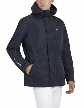 Equiline wasserdichte Regenjacke Revek blau unisex