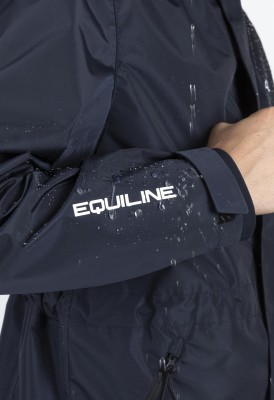 Equiline wasserdichte Regenjacke Rawek blau unisex XS