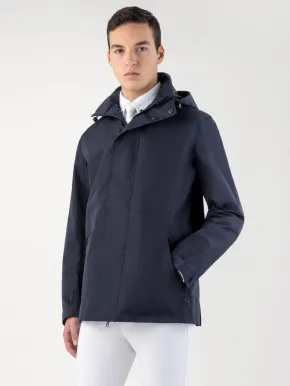 Equiline wasserdichte Regenjacke Revek blau unisex