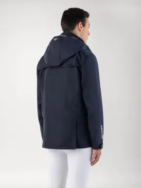 Equiline wasserdichte Regenjacke Revek blau unisex