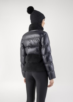 Equiline Damen Teddyjacke Geddy Schwarz