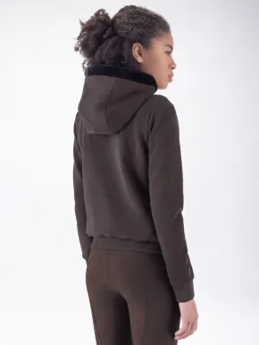 Equiline Damen Sweatjacke EQGert Coffee Bean