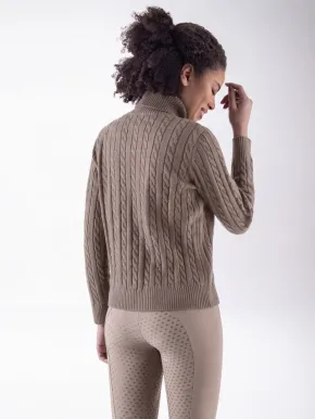 Equiline Damen Rollkragenpullover EQLover Greige