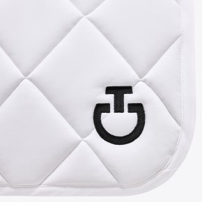 Cavalleria Toscana Dressur Schabracke Diamond Quilted Weiß