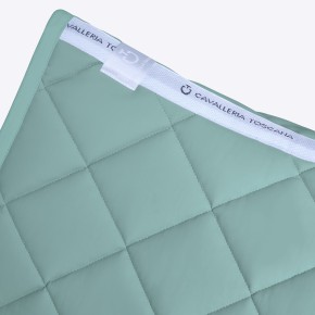 Cavalleria Toscana Dressur Schabracke Diamond Quilted light teal green