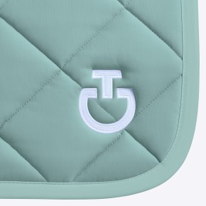 Cavalleria Toscana Dressur Schabracke Diamond Quilted light teal green