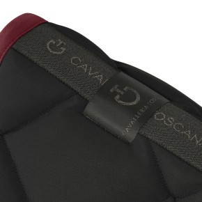 Cavalleria Toscana Spring Schabracke Diamond Quilted Black/Bordeaux
