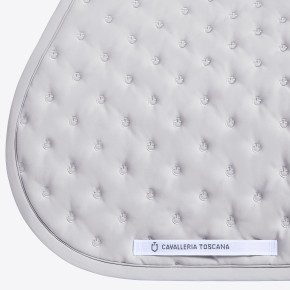 Cavalleria Toscana Spring Schabracke Embrodery hellgrau
