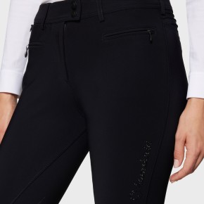 Samshield Damen Kniegrip Reithose Adele Premium Schwarz