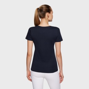 Samshield Damen T-Shirt Alba Crystal Navy/Pistaccio
