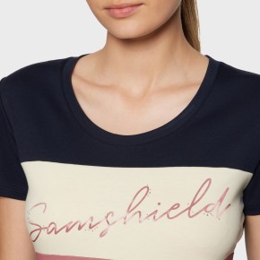 Samshield Damen T-Shirt Alba Crystal Navy/Rosewood