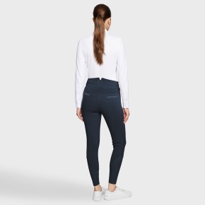 Samshield Damen Vollgrip Reithose Highwaist Claranova Navy