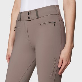 Samshield Damen Vollgrip Reithose Highwaist Claranova Volcanic Rock