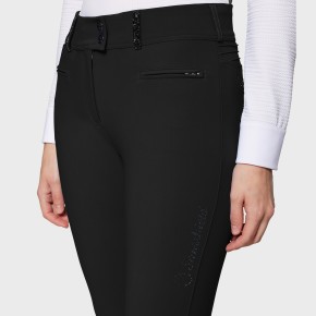 Samshield Damen Kniegrip Reithose Highwaist Clara Premium schwarz