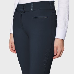 Samshield Damen Vollgrip Reithose Highwaist Clara Premium navy