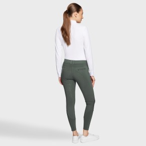 Samshield Damen Vollgrip Reithose Diane Dark Forest
