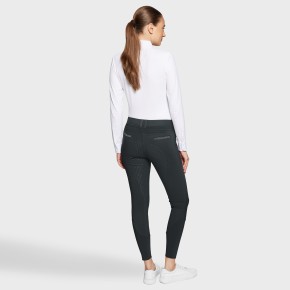 Samshield Damen Vollgrip Reithose Diane Moonless Night