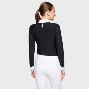 Samshield Damen Turniershirt Langarm Faustine Premium Jet Black