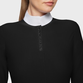 Samshield Damen Turniershirt Langarm Jella Premium Schwarz