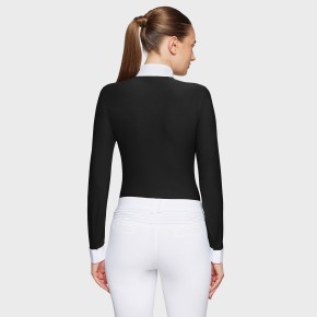 Samshield Damen Turniershirt Langarm Jella Premium Schwarz