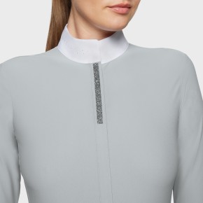 Samshield Damen Turniershirt Langarm Jella Premium Weiß