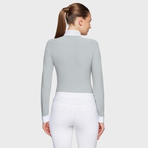 Samshield Damen Turniershirt Langarm Jella Premium Weiß