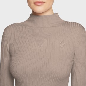 Samshield Damen Pullover Lidia Ruffle Vanilla