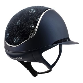 Samshield Miss Shield Shadowmatt 2.0 blau Konfiguration Top und Frontal Band Spring Flower 57 M