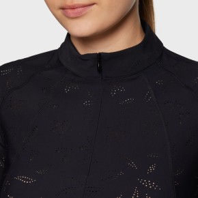 Samshield Damen Trainingsshirt Sun Langarm Schwarz