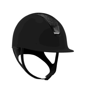 Samshield Shadowmatt 2.0 Schwarz – Reithelm mit Ultra Fine Rocks Top