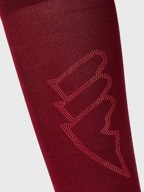 Equiline Damen Reitsocken EQGlosy Alpine Plum 39/42