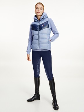 Tommy Hilfiger Equestrian Damen Weste Hellblau Moonstone XS