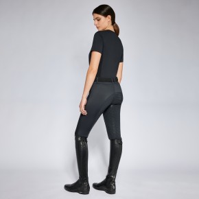 Cavalleria Toscana Mesh T-Shirt Damen schwarz M