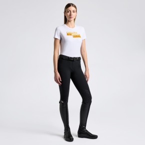 Cavalleria Toscana Damen Baumwoll T-Shirt weiß M