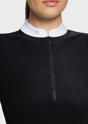 Samshield Damen Kurzarm Turniershirt Aloise Schwarz