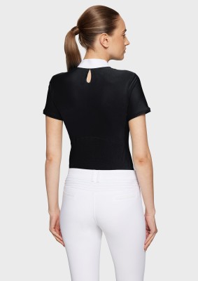 Samshield Damen Kurzarm Turniershirt Aloise Schwarz