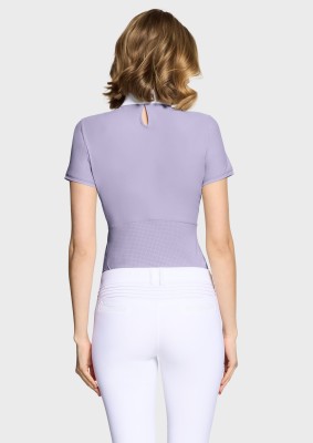 Samshield Damen Kurzarm Turniershirt Aloise Lavender Grey