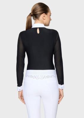 Samshield Damen Turniershirt Langarm Anouchka Schwarz