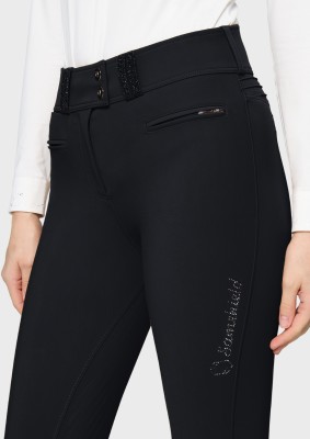 Samshield Damen Vollgrip Reithose Claranova schwarz