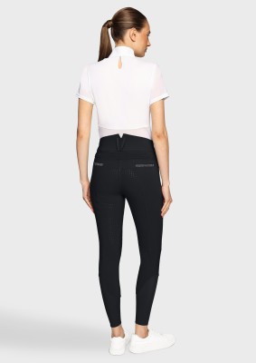 Samshield Damen Reithose Vollgrip Highwaist Claranova Schwarz