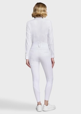Samshield Damen Vollgrip Reithose Claranova weiß