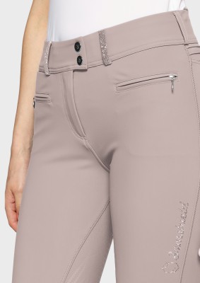 Samshield Damen Reithose Vollgrip Highwaist Clara Premium Latte