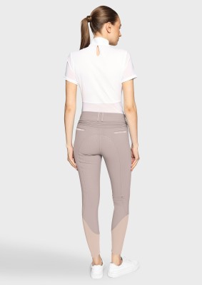 Samshield Damen Reithose Vollgrip Highwaist Clara Premium Latte